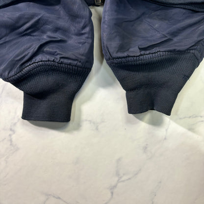 Alpha Industries B-15 Flight Jacket Navy Blue 90s L