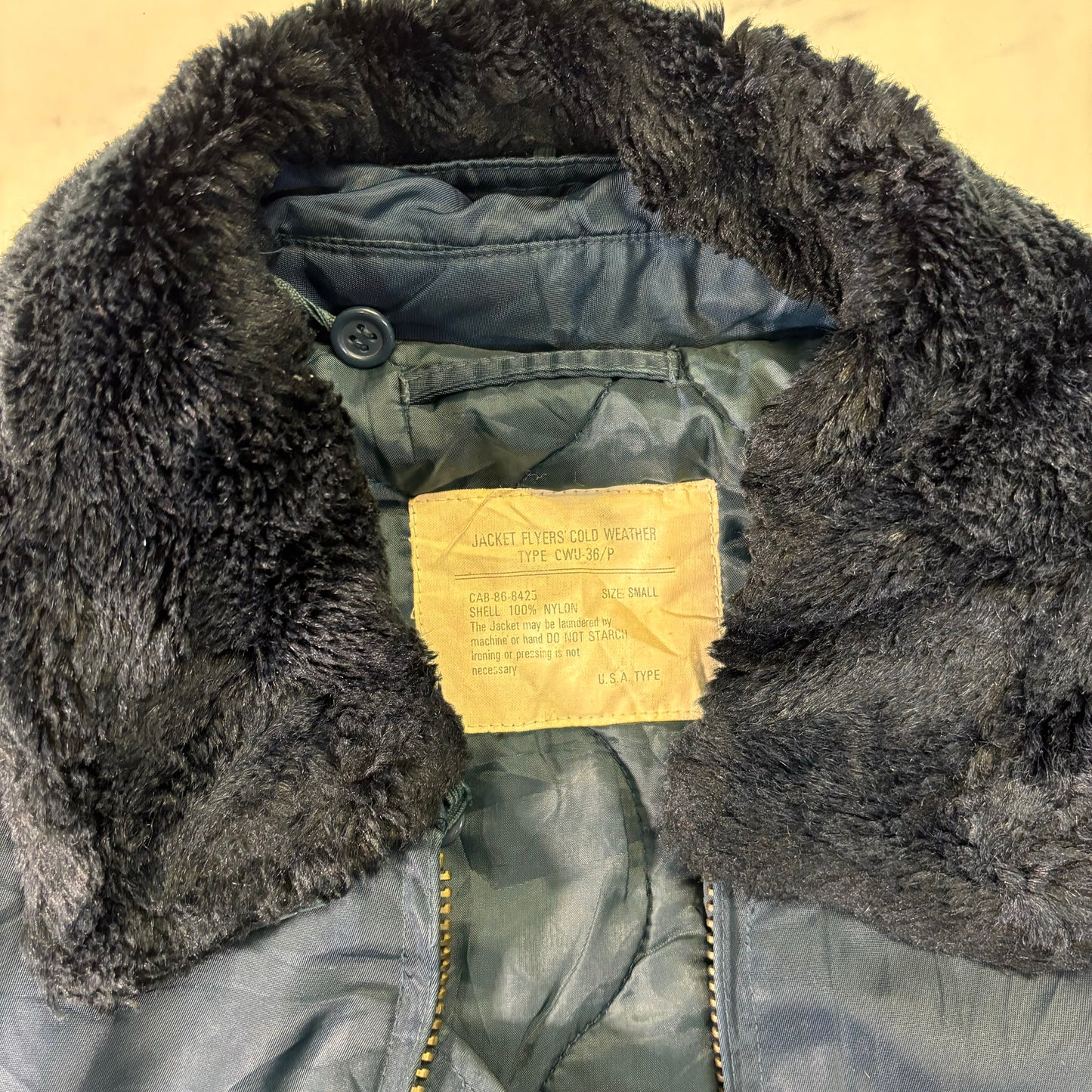 Alpha Industries B-15 Flight Jacket Navy Blue