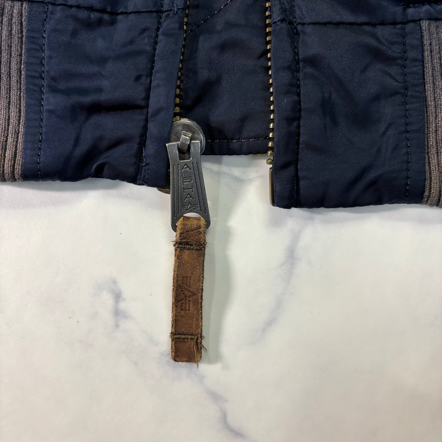 Alpha Industries MA-1 Flight Jacket Navy Blue 90s