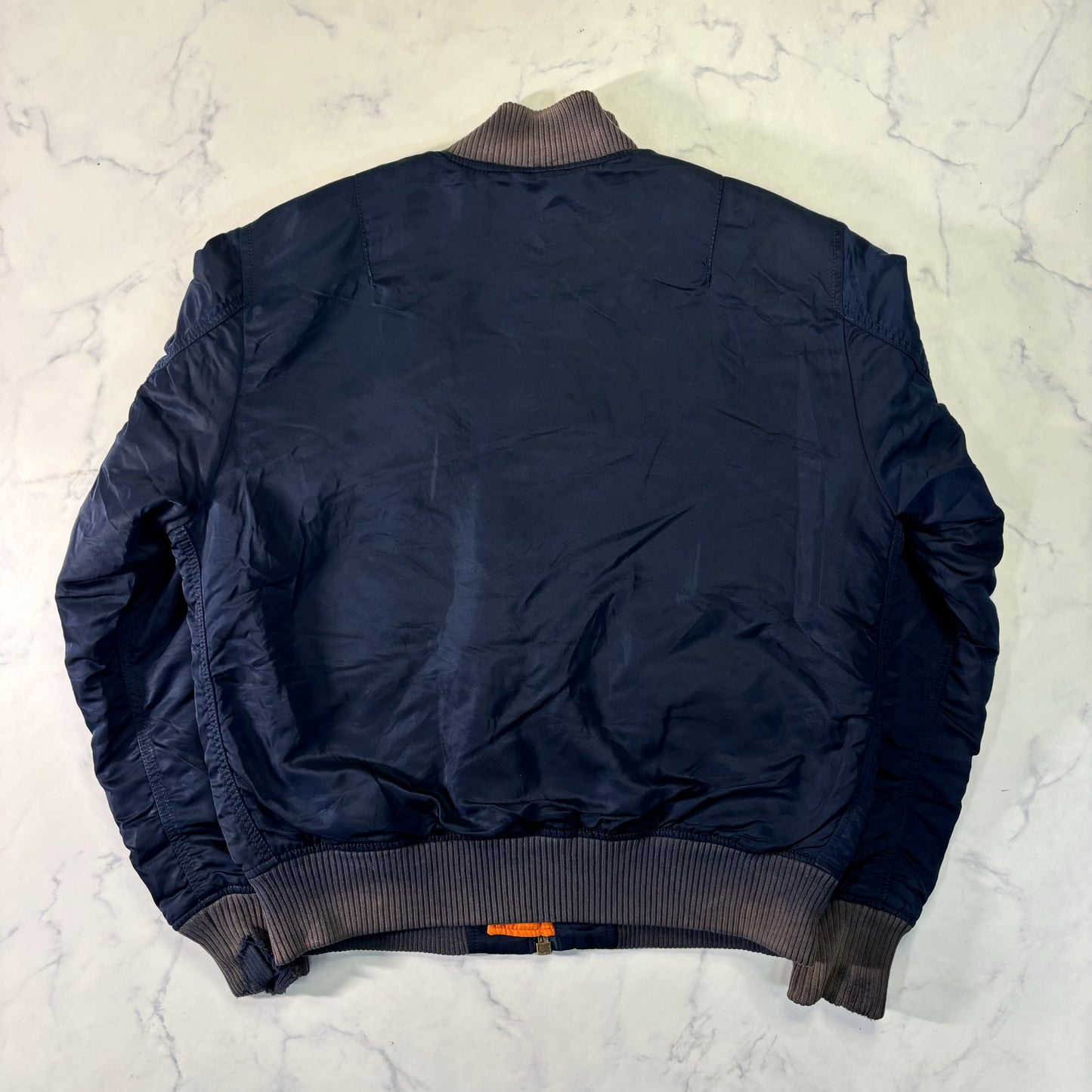 Alpha Industries MA-1 Flight Jacket Navy Blue 90s