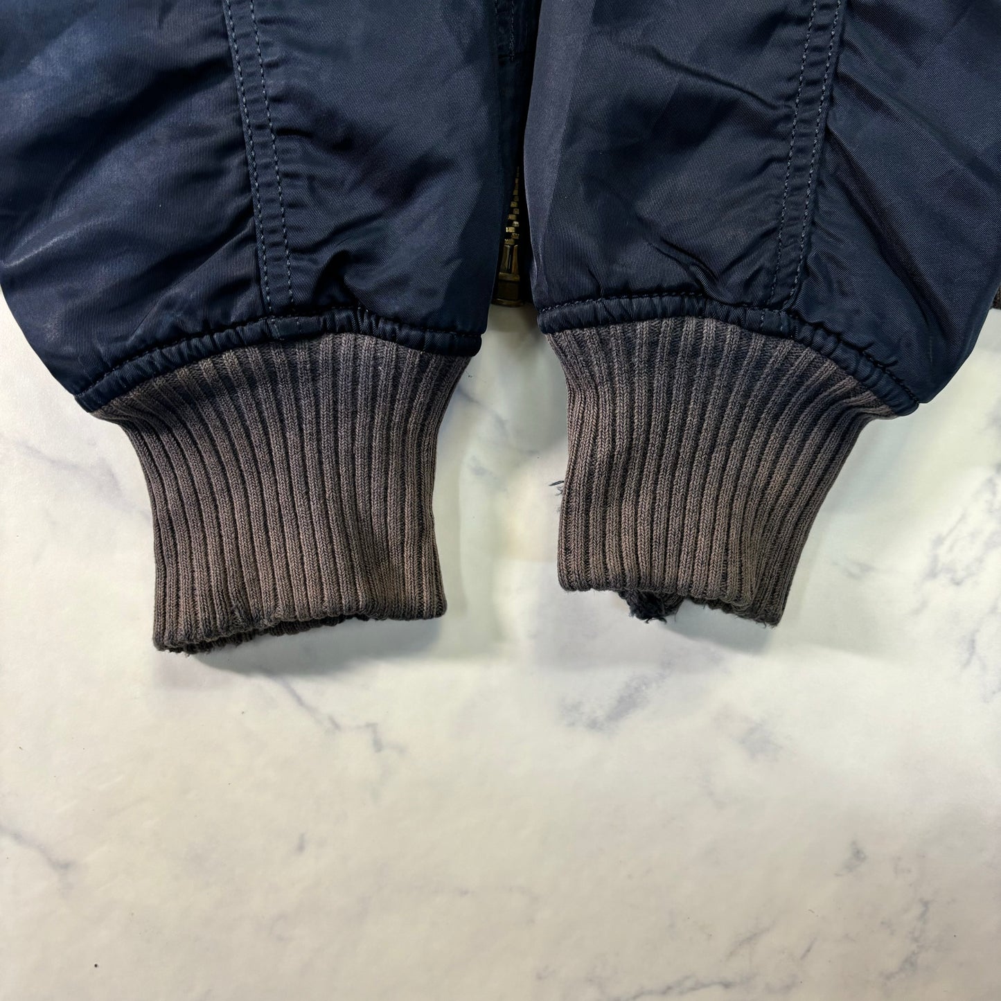 Alpha Industries MA-1 Flight Jacket Navy Blue 90s