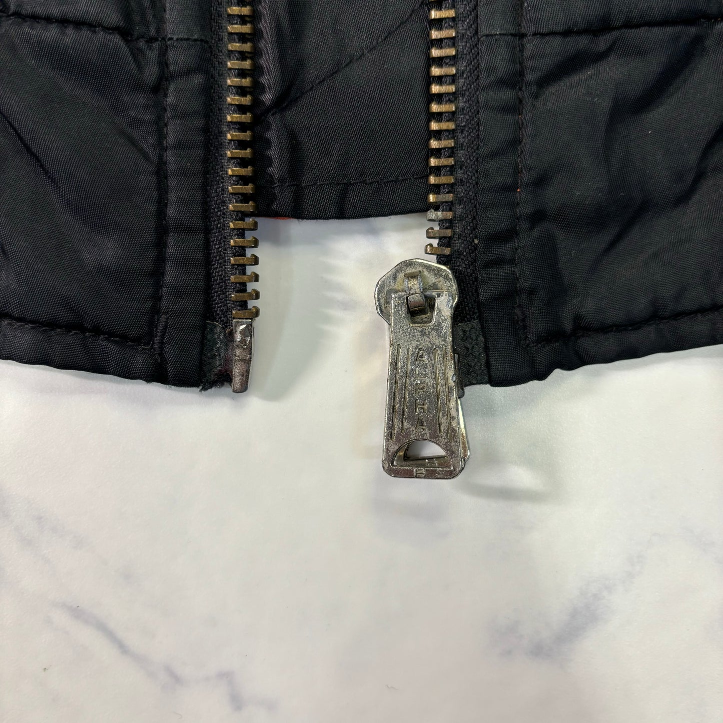 Alpha Industries MA-1 Flight Jacket Black 80s