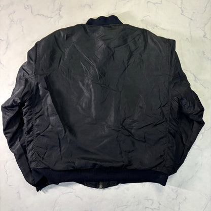 Alpha Industries MA-1 Flight Jacket Black 80s