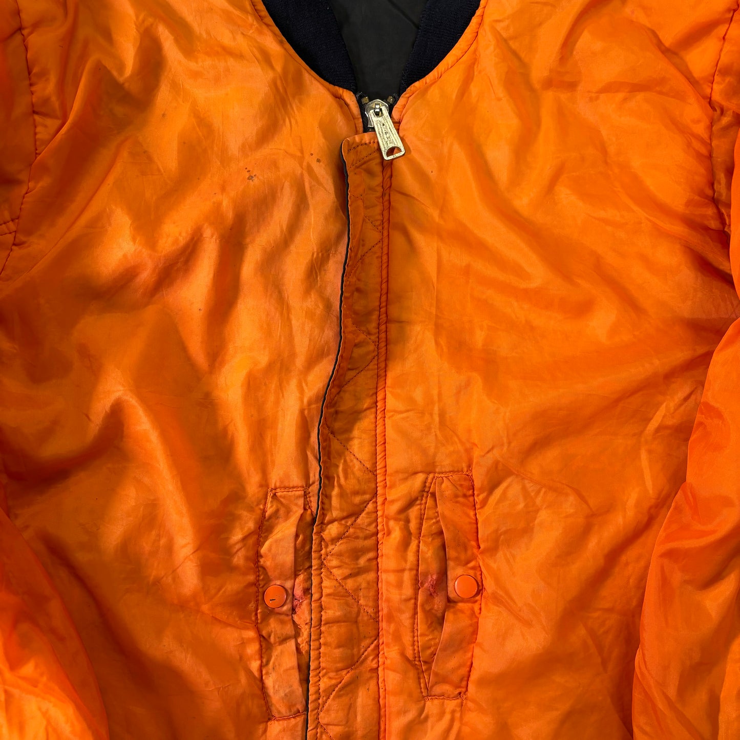 Alpha Industries MA-1 Flight Jacket Black 80s