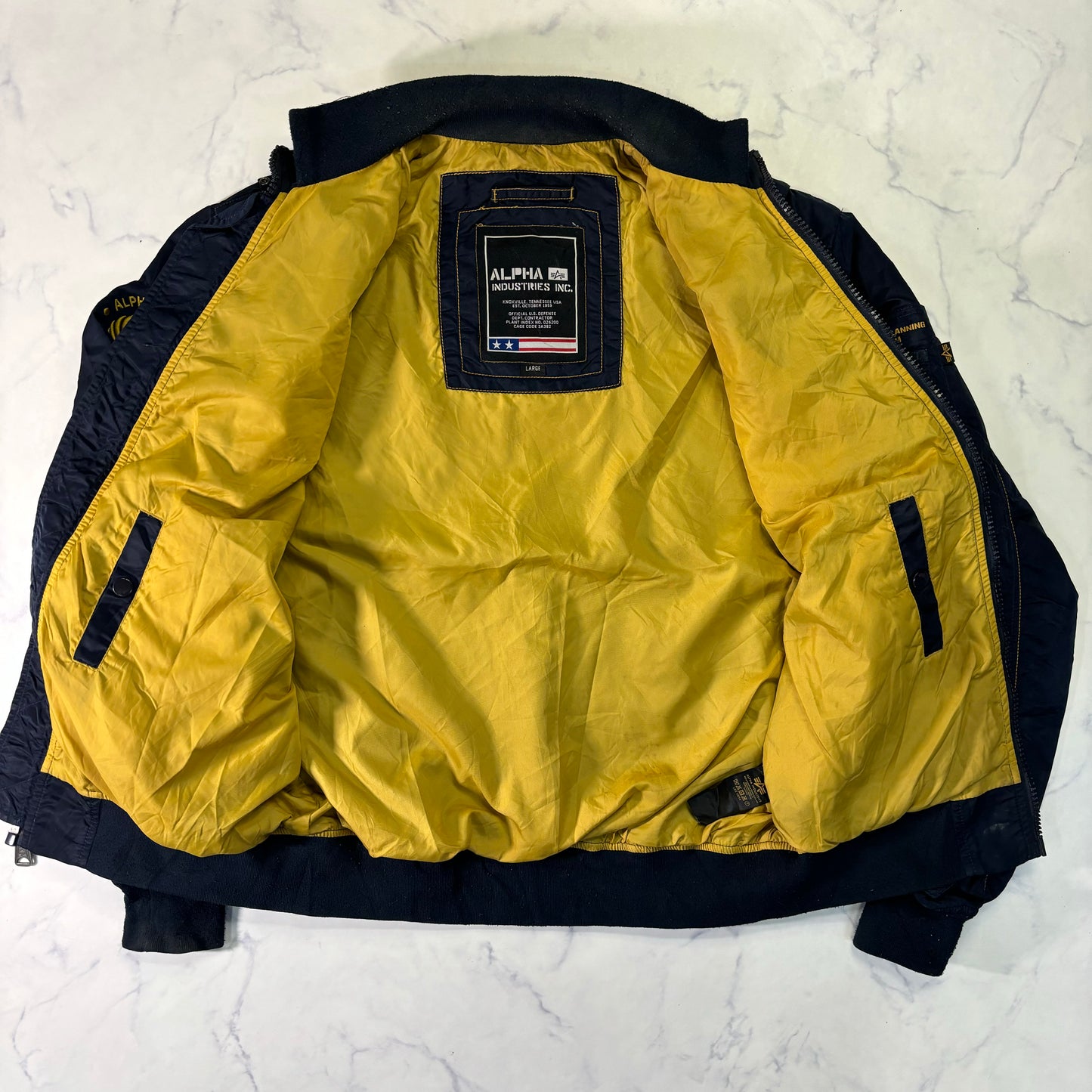 Alpha Industries N-2B Tactical Flight Jacket Navy Blue