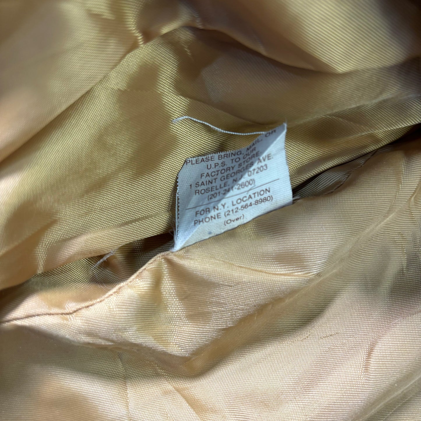 Schott A-2 Leather Flight Jacket Brown 80s Size48