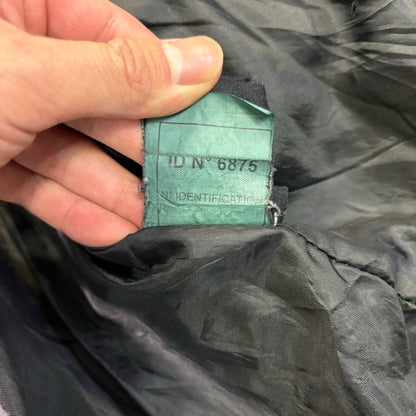 Schott Leather Hoodie Black 90s XXL