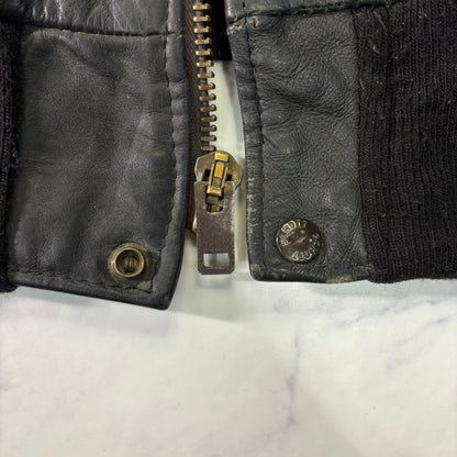 Schott A-2 Leather Flight Jacket Black XL