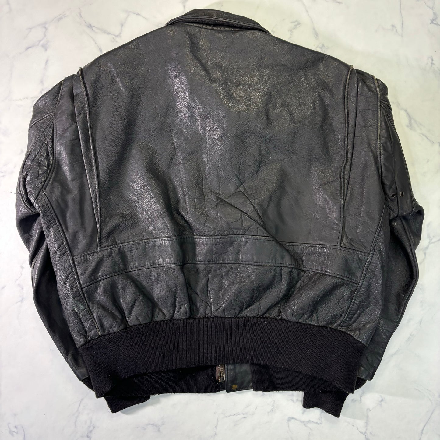 Schott A-2 Leather Flight Jacket Black XL