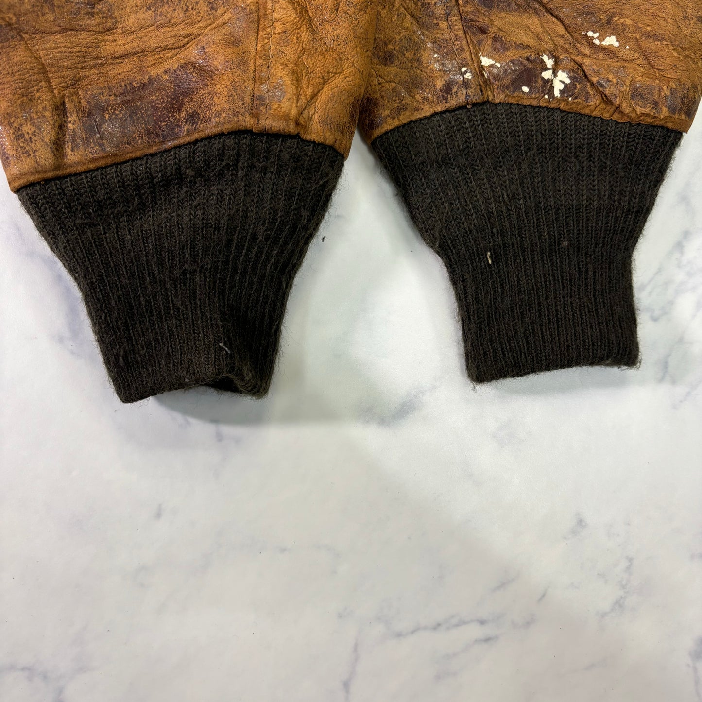 Schott A-2 Leather Flight Jacket Yellowish Brown 80s Size40