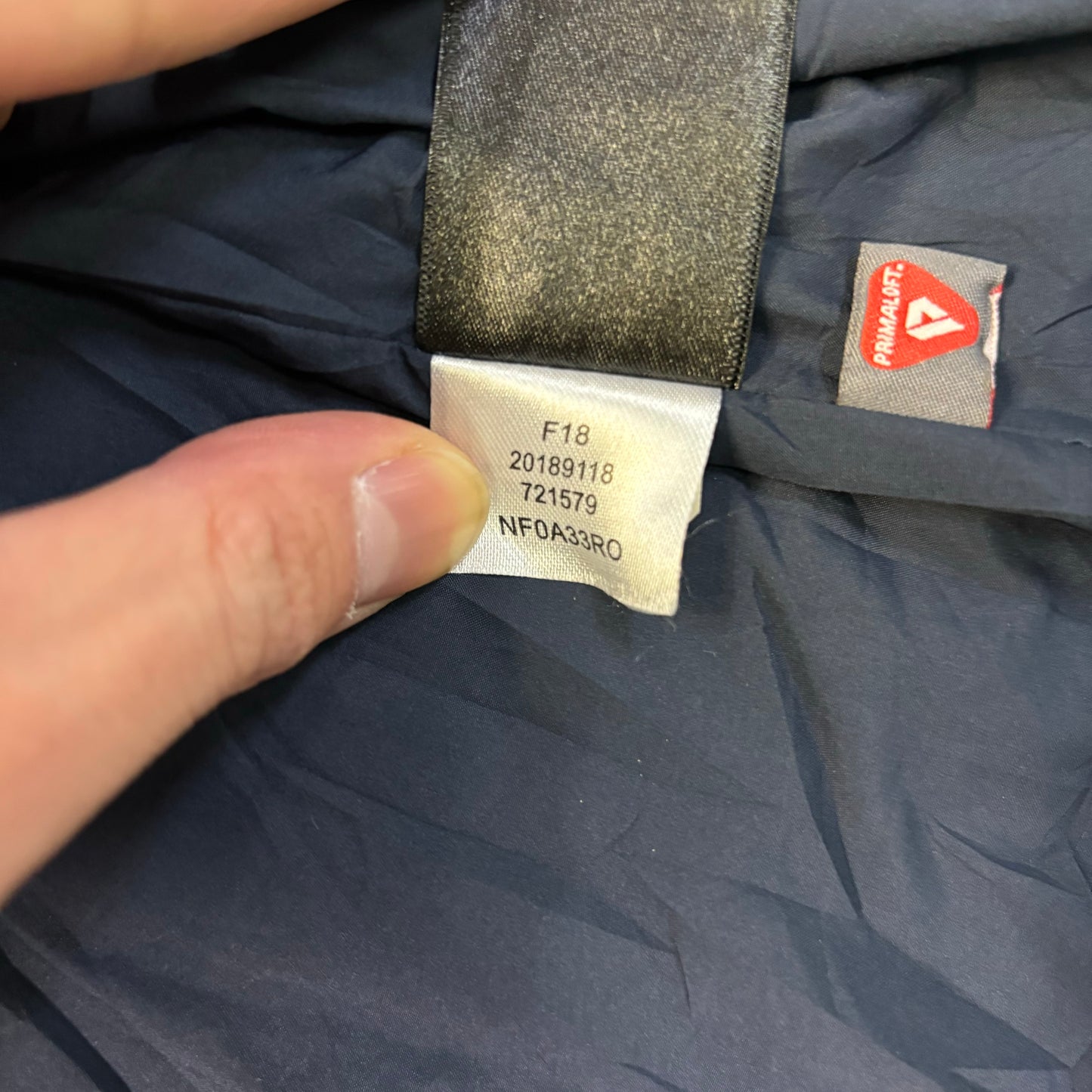 THE NORTH FACE Quilting Nylon Jacket Gray M