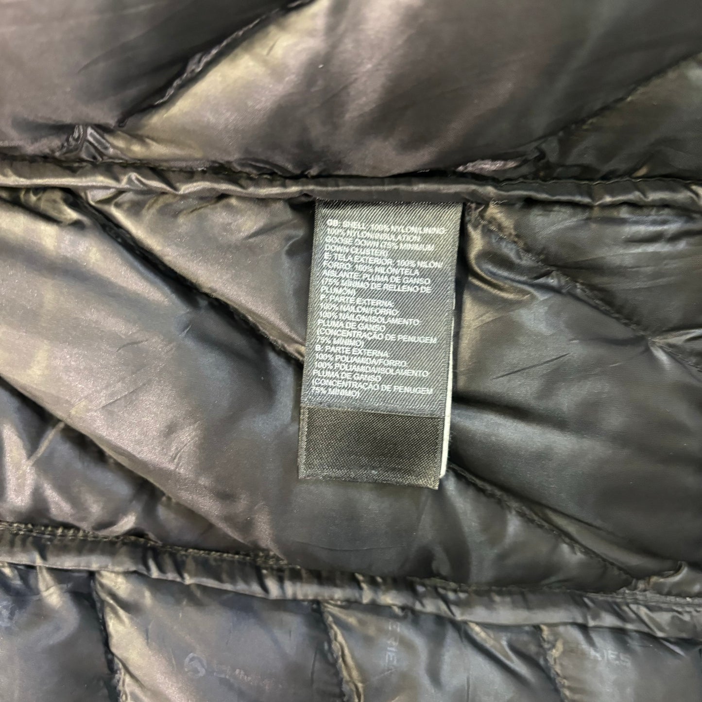 THE NORTH FACE Down Jacket Hoodie Black XL