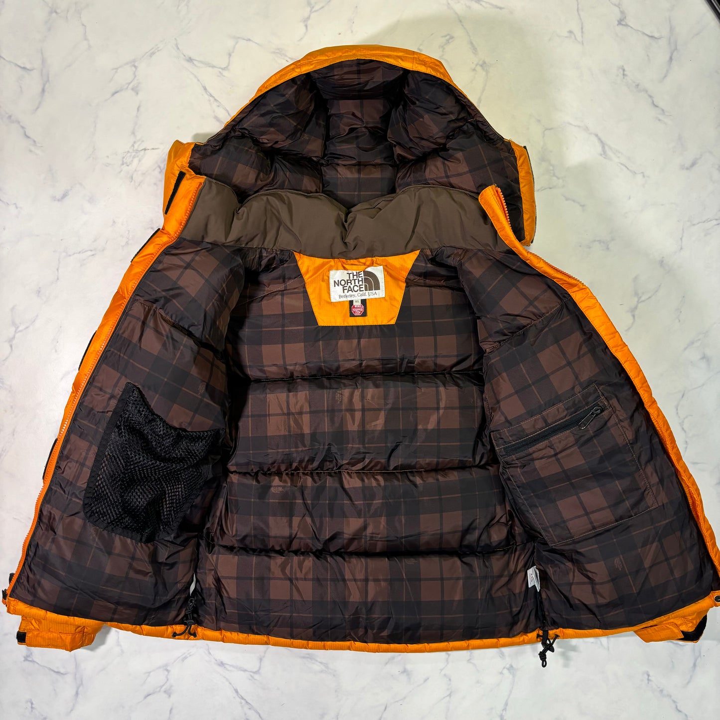 THE NORTH FACE Down Jacket Hoodie Orange Korea