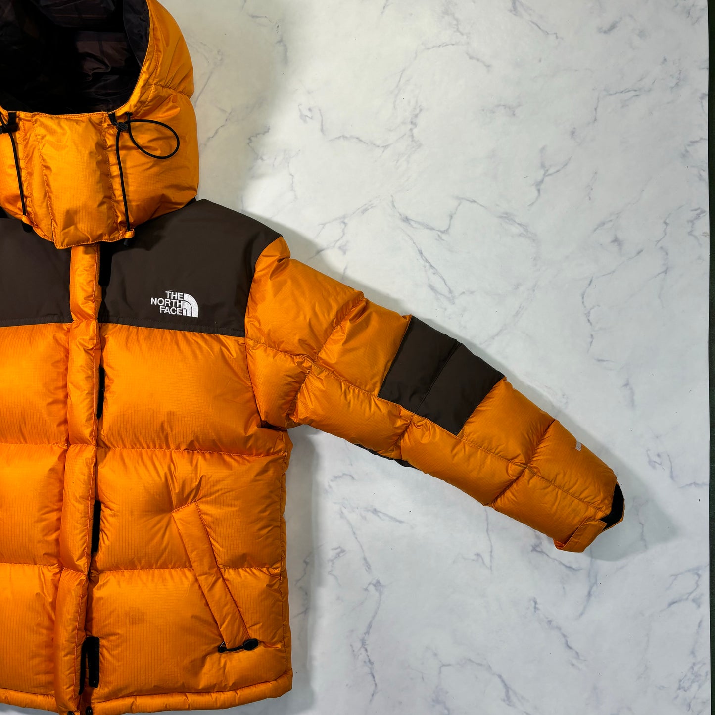 THE NORTH FACE Down Jacket Hoodie Orange Korea