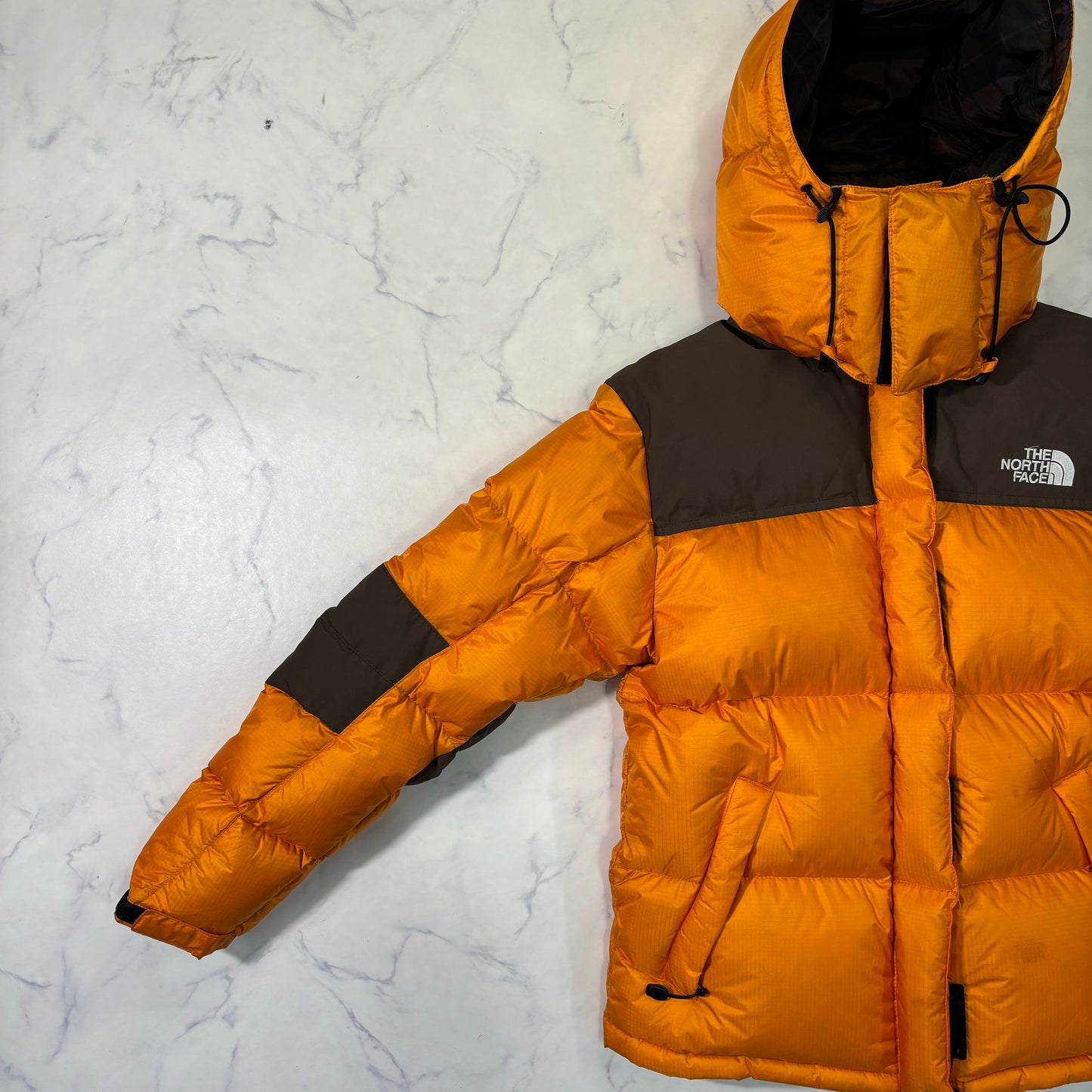 THE NORTH FACE Down Jacket Hoodie Orange Korea