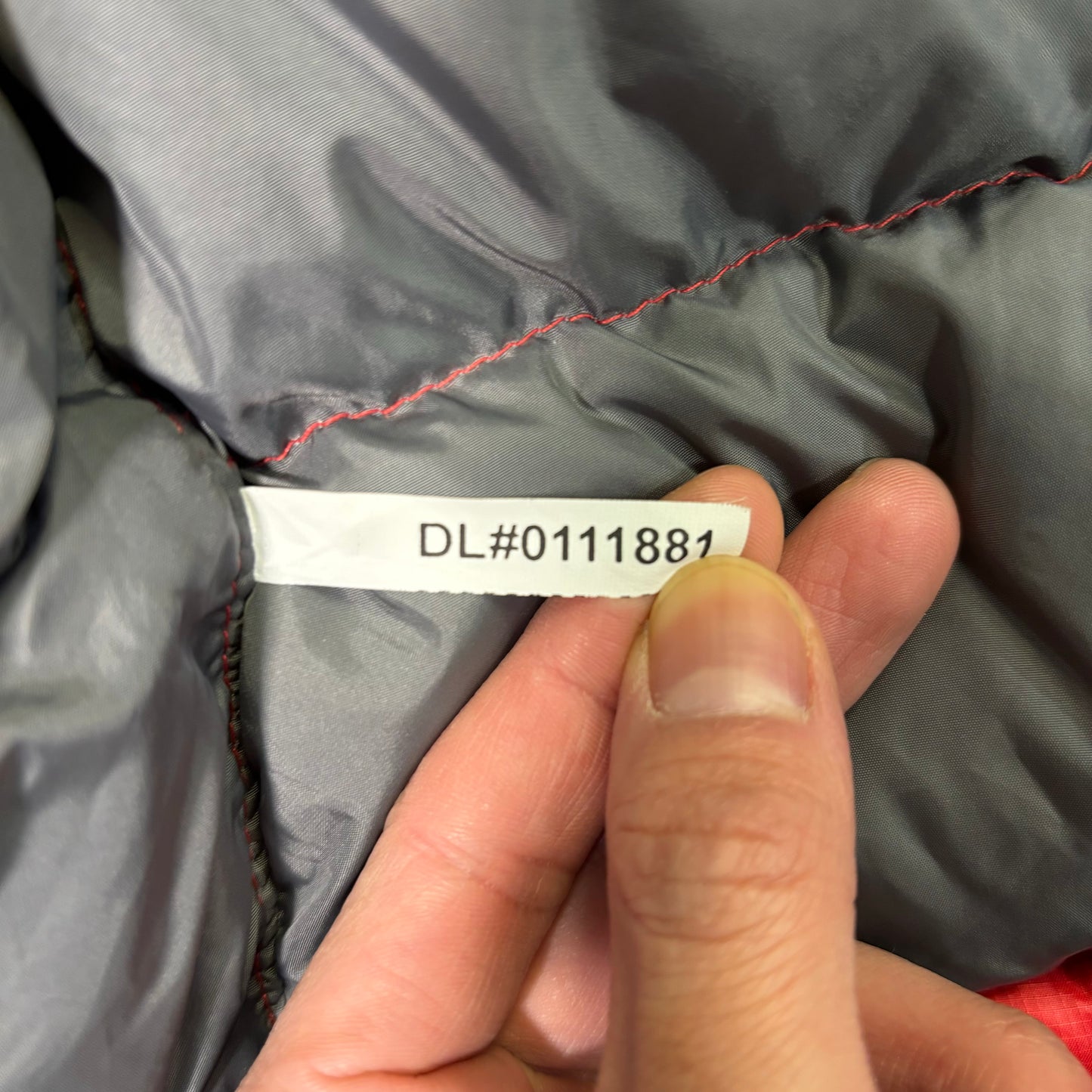 THE NORTH FACE Down Jacket Red Korea