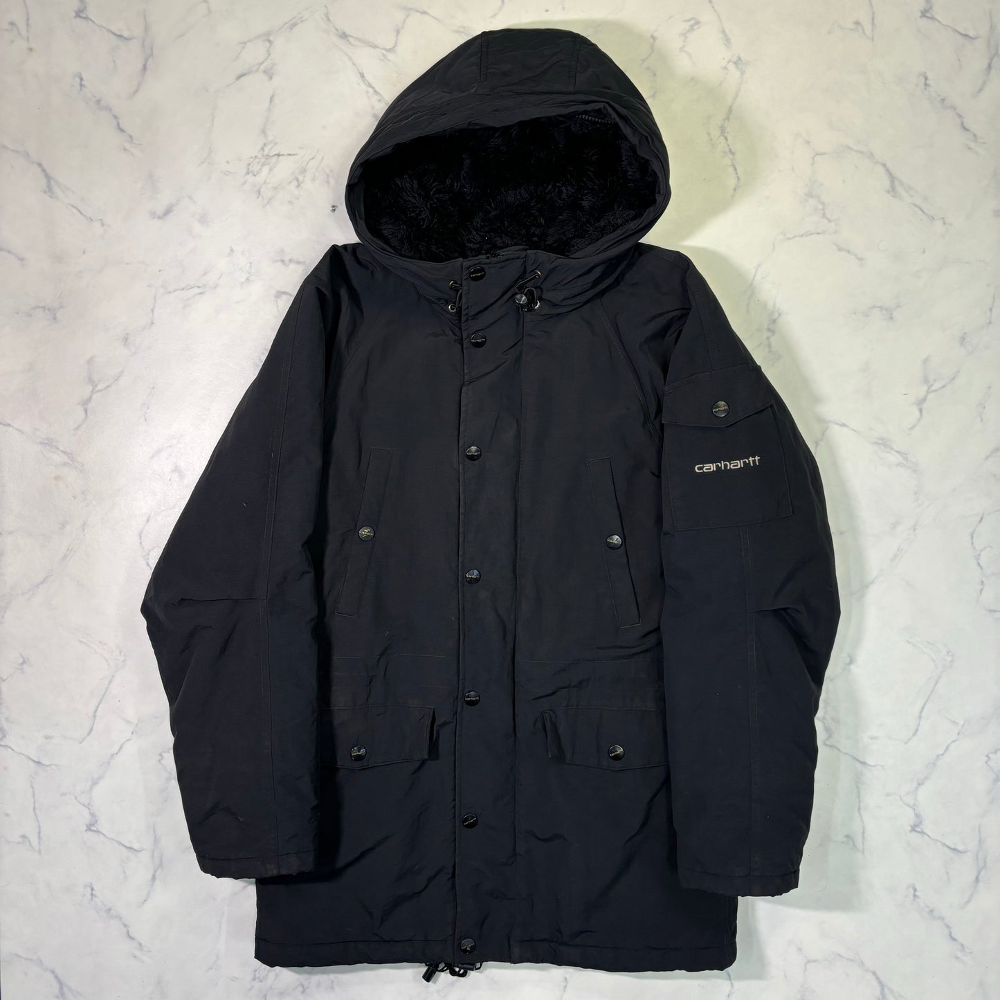 Carhartt Insulated Hooded Jacket Black S