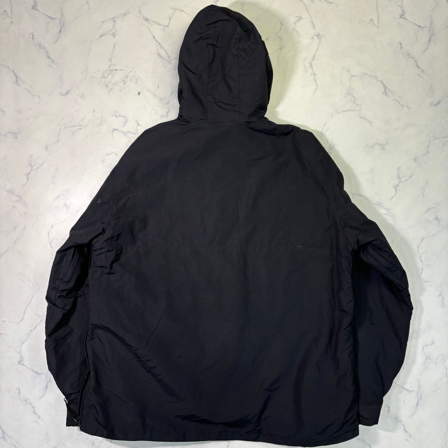 Carhartt Insulated Anorak Jacket Black Hooded Pullover