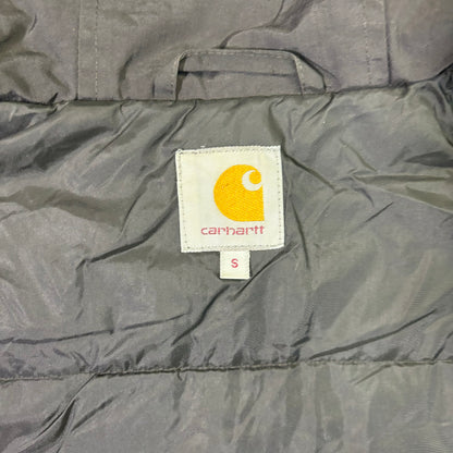 Carhartt Insulated Hooded Jacket Black Full Zip S