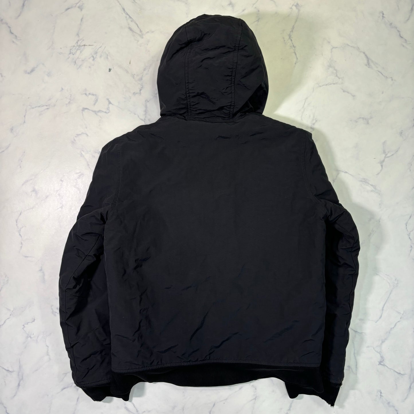 Carhartt Insulated Hooded Jacket Black Full Zip M