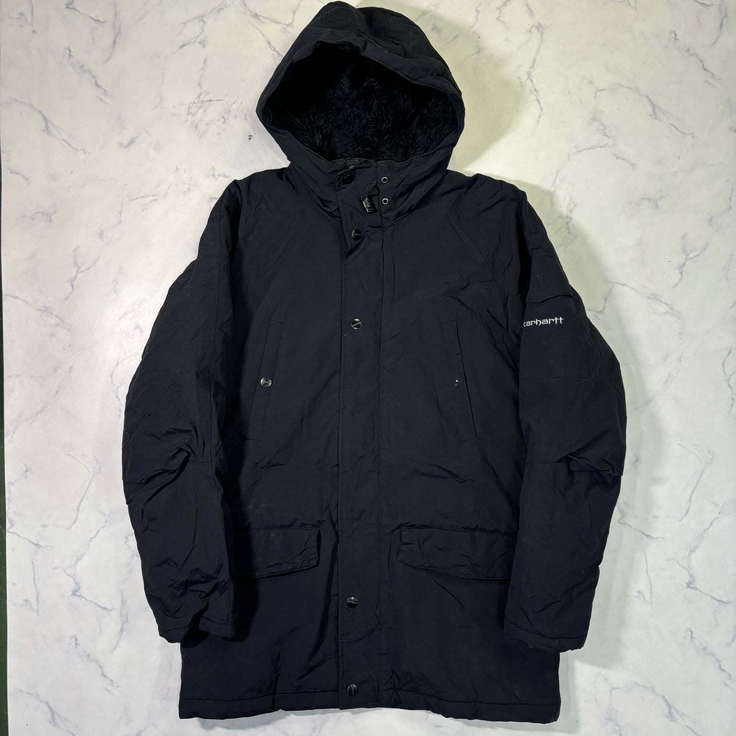 Carhartt Insulated Hooded Coat Black L