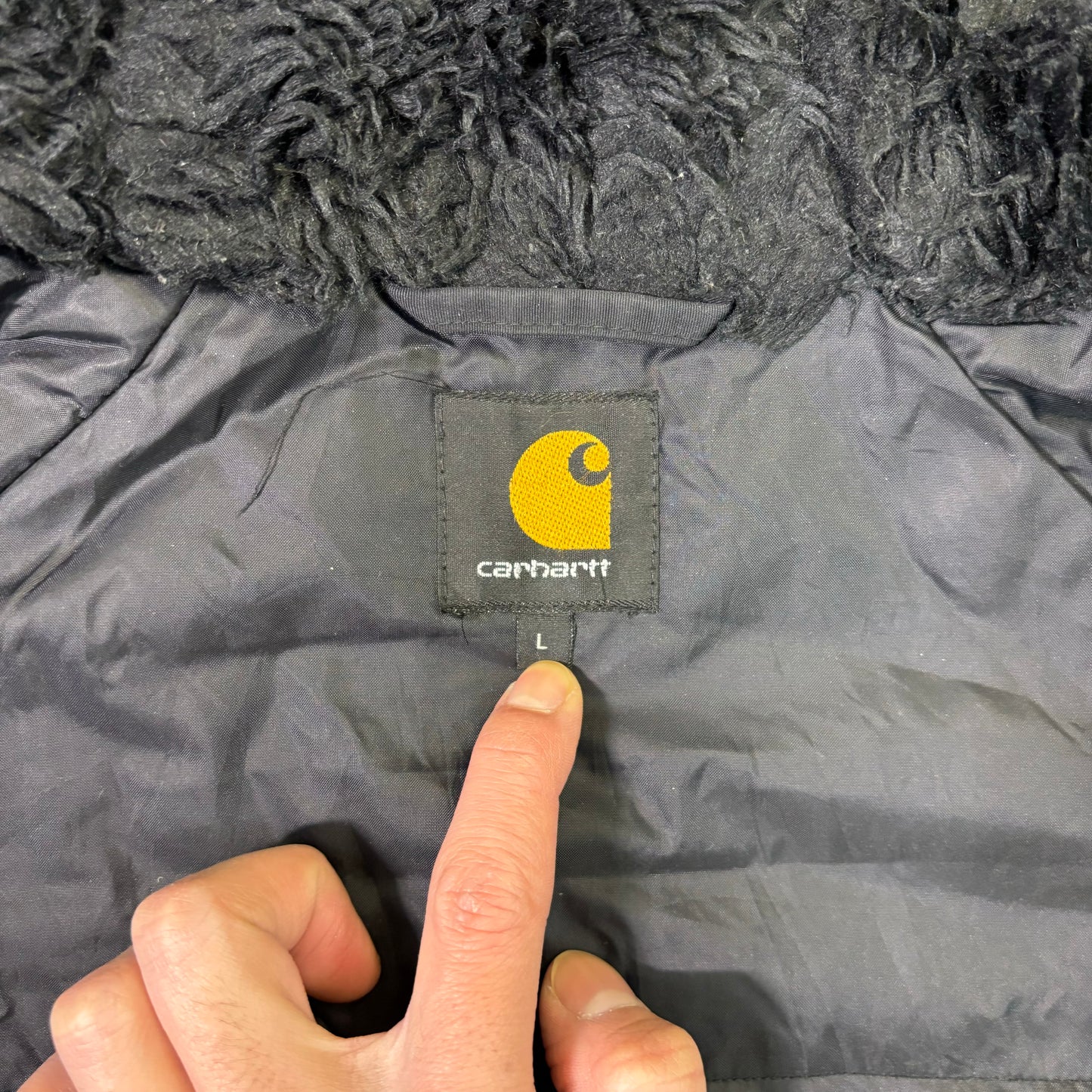 Carhartt Insulated Hooded Coat Black L