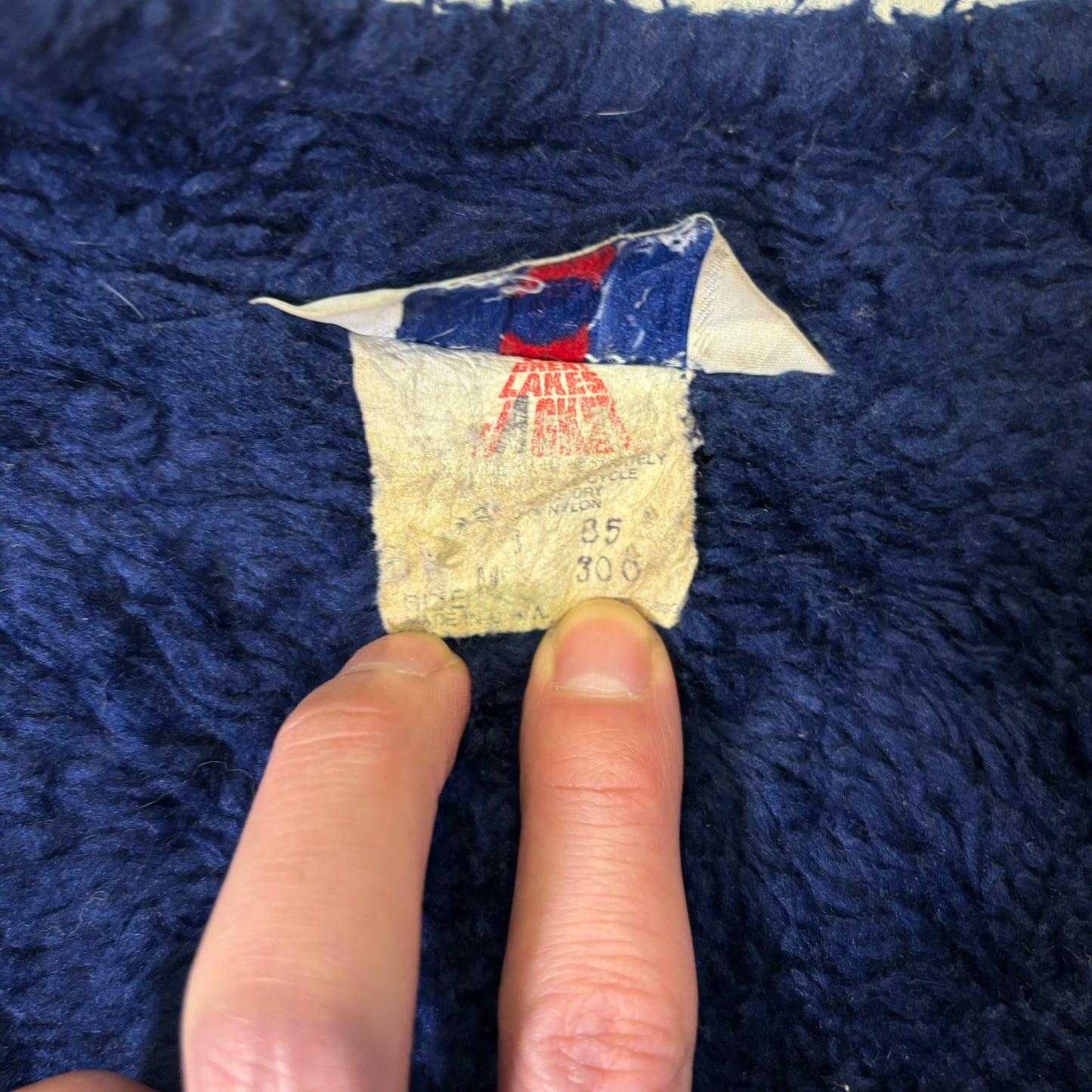 Chevrolet Racing Nylon Jacket Blue GM Logo 90s Vintage