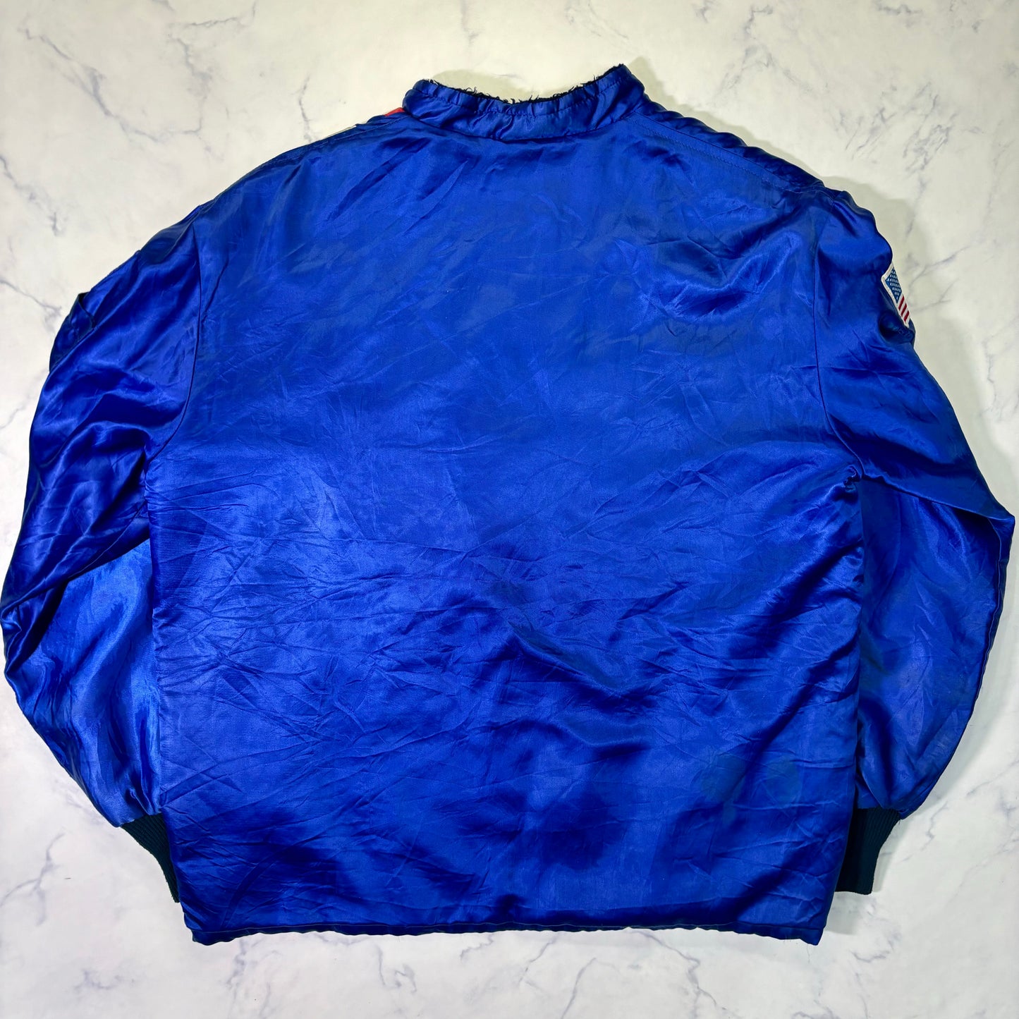 Chevrolet Racing Nylon Jacket Blue GM Logo 90s Vintage