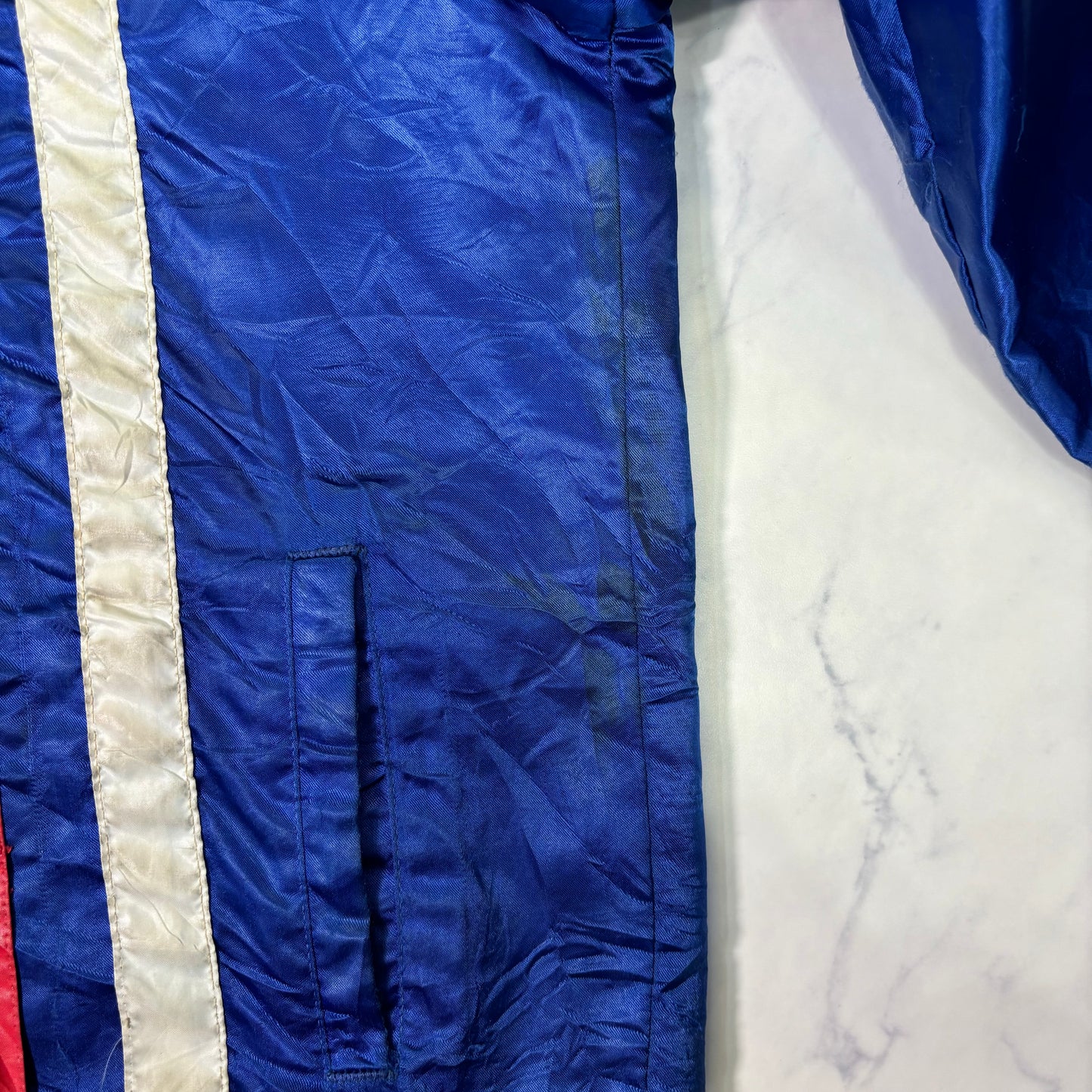 Chevrolet Racing Nylon Jacket Blue GM Logo 90s Vintage