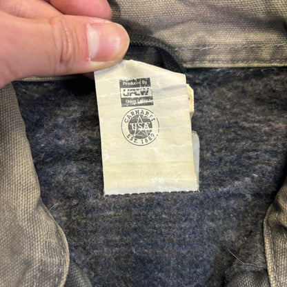 Carhartt J97 Detroit Jacket PTL Petrol Made in USA 90s Large Tall vintage