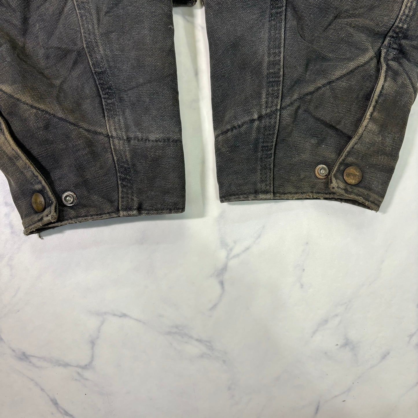 Carhartt J97 Detroit Jacket PTL Petrol Made in USA 90s Large Tall vintage