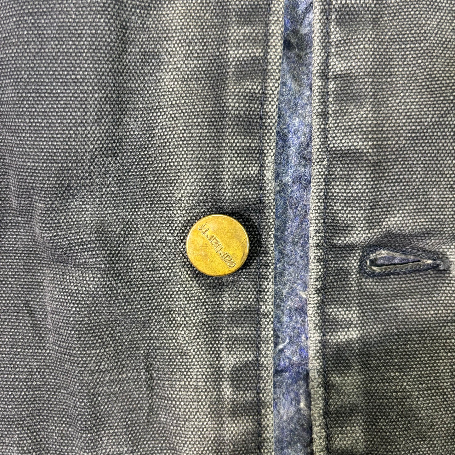 Carhartt Chore Coat Blanket Lined Duck Jacket 90s Black vintage