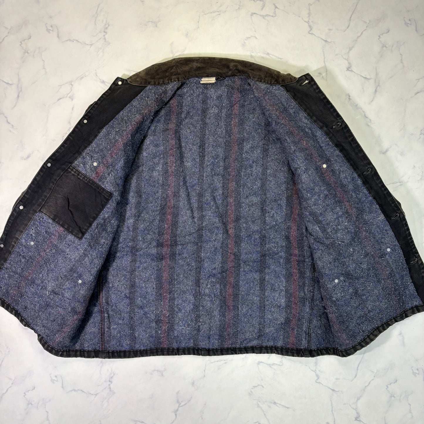 Carhartt Chore Coat Blanket Lined Duck Jacket 90s Black vintage
