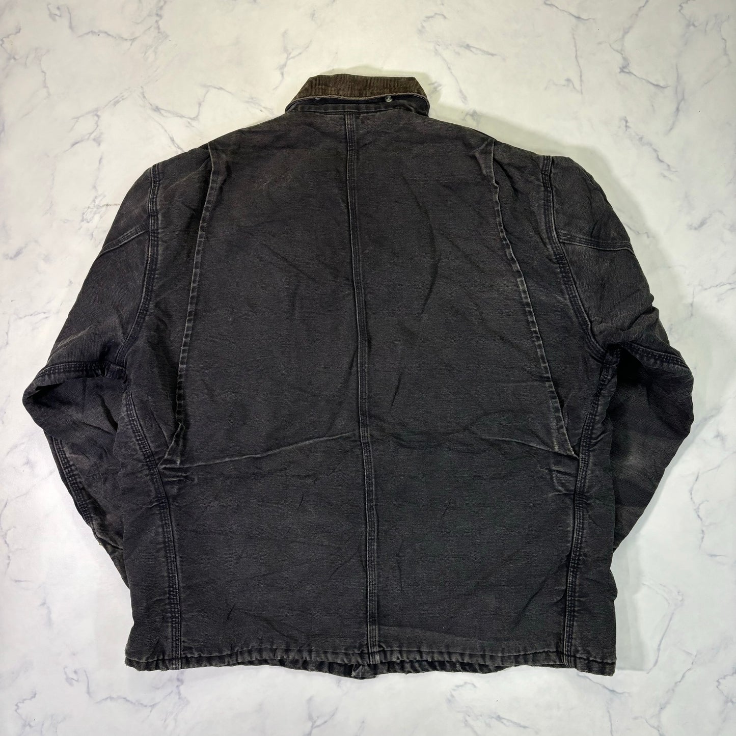Carhartt Chore Coat Blanket Lined Duck Jacket 90s Black vintage