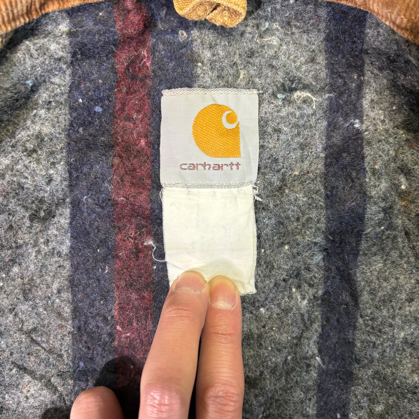 Carhartt Chore Coat Blanket Lined Duck Jacket 90s Brown vintage