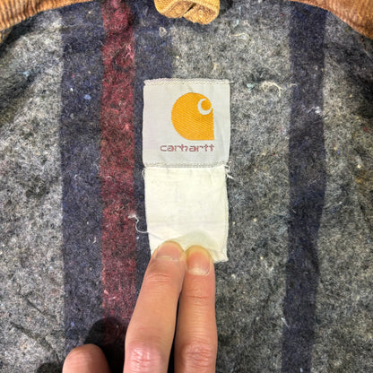 Carhartt Chore Coat Blanket Lined Duck Jacket 90s Brown vintage