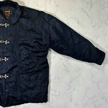 Schott NYC Fireman Toggle Jacket 90s Navy vintage