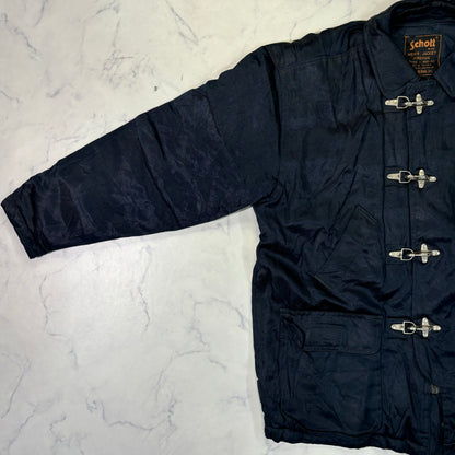 Schott NYC Fireman Toggle Jacket 90s Navy vintage