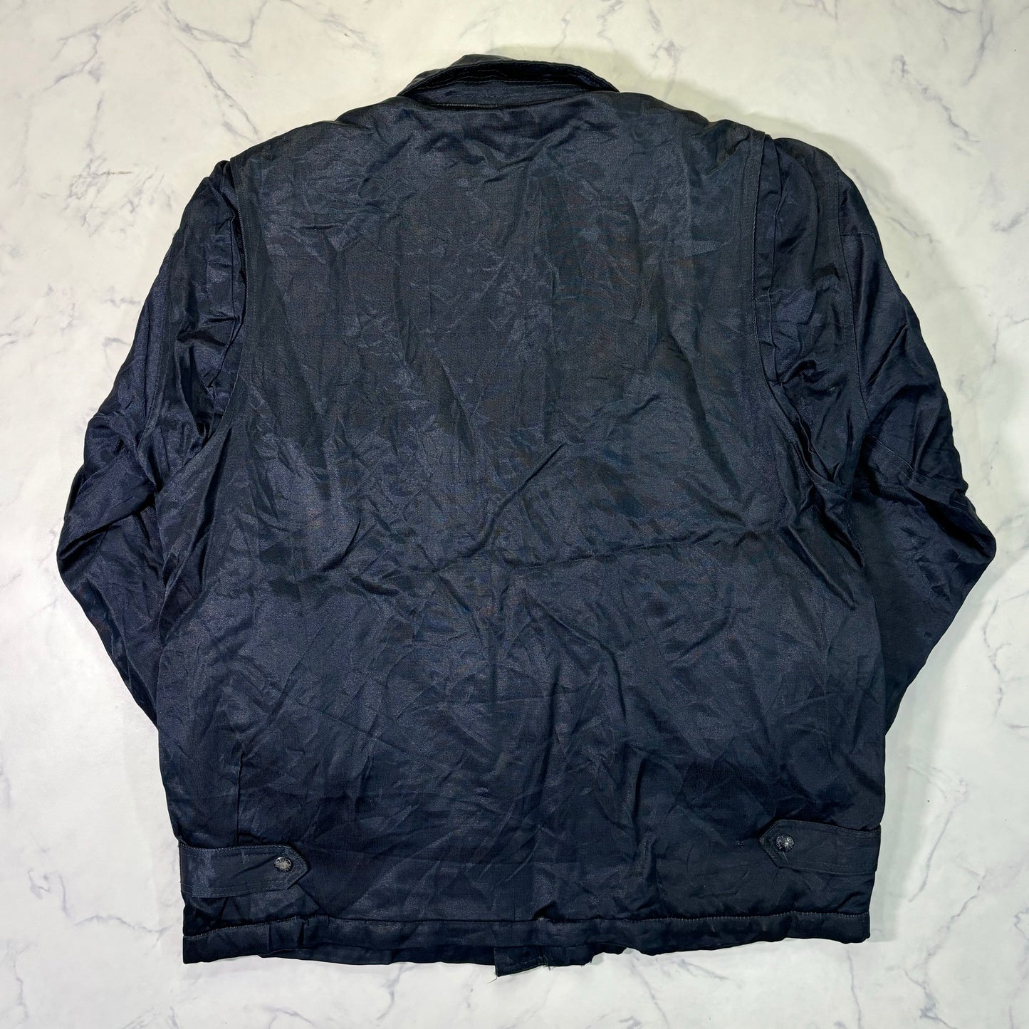 Schott NYC Fireman Toggle Jacket 90s Navy vintage