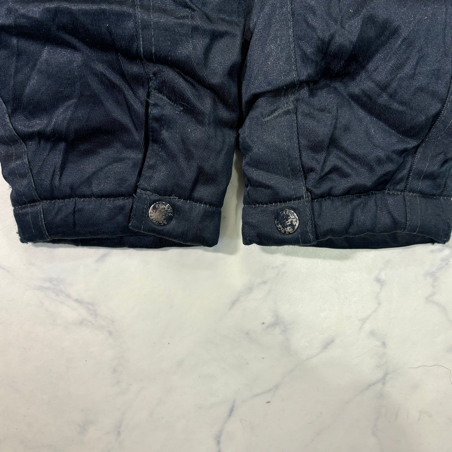 Schott NYC Fireman Toggle Jacket 90s Navy vintage