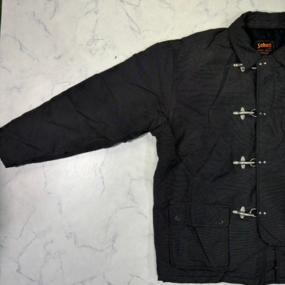 Schott NYC Fireman Toggle Jacket 90s Metal Vintage