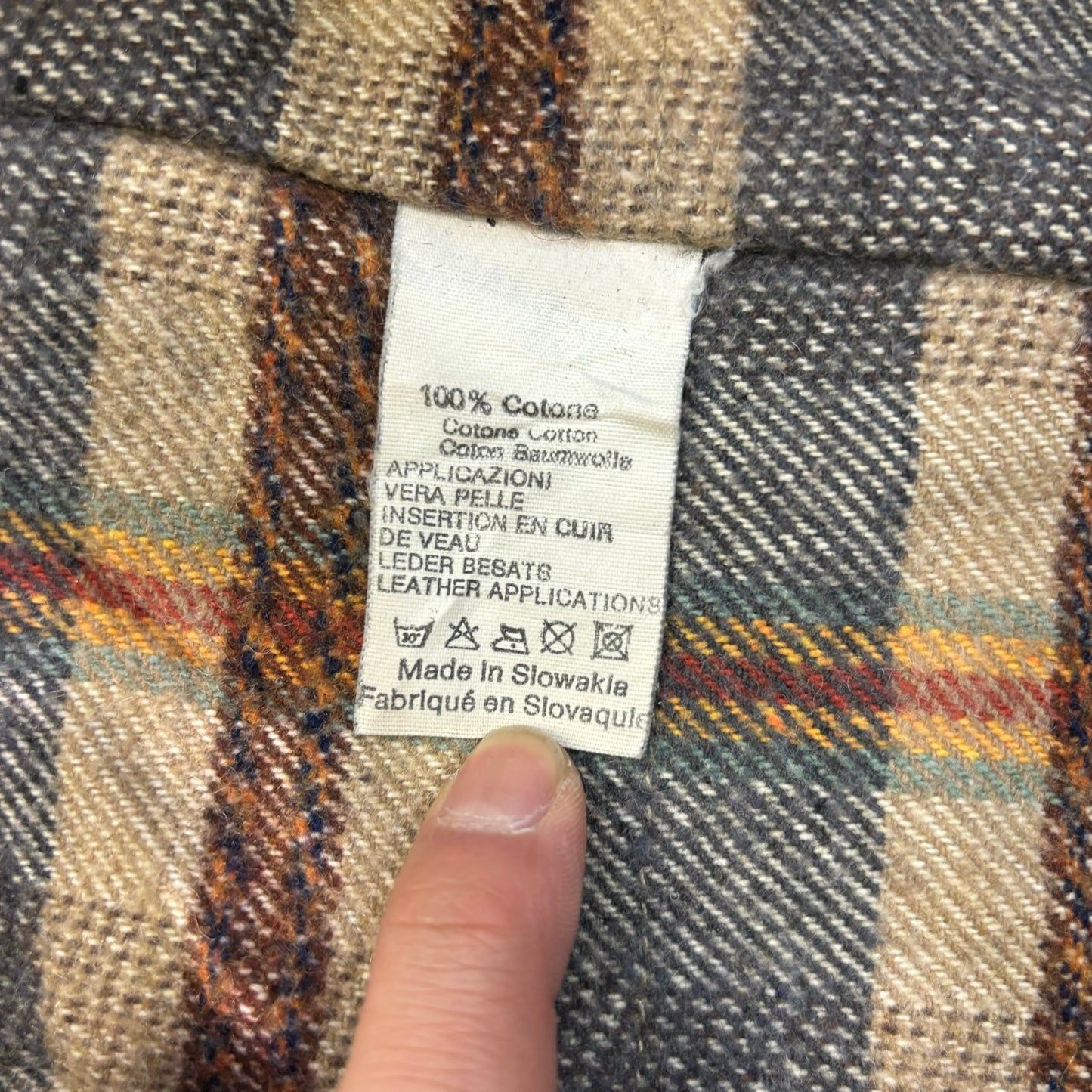 Marlboro Classics Canvas Work Jacket 90s Leather Collar XL Vintage