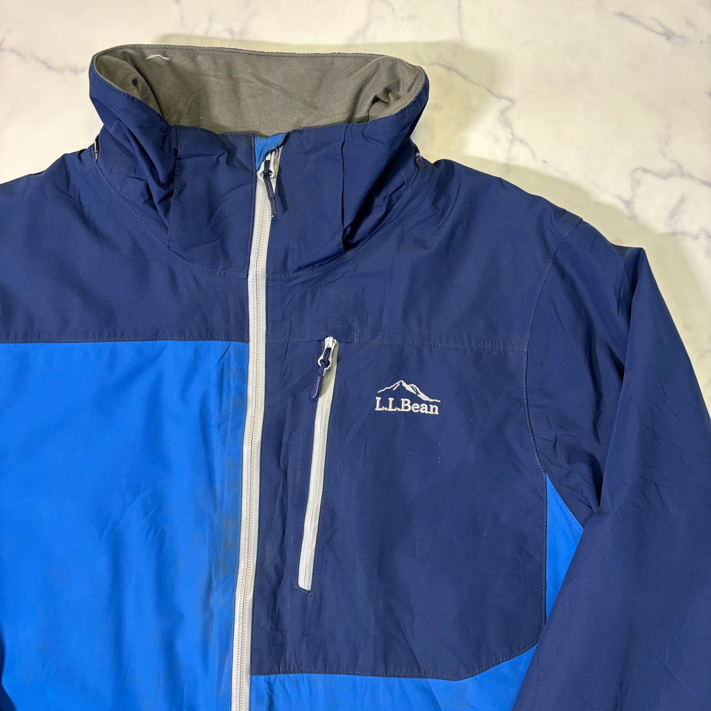 L.L.Bean Two-Tone Insulated Outdoor Jacket Blue/Navy