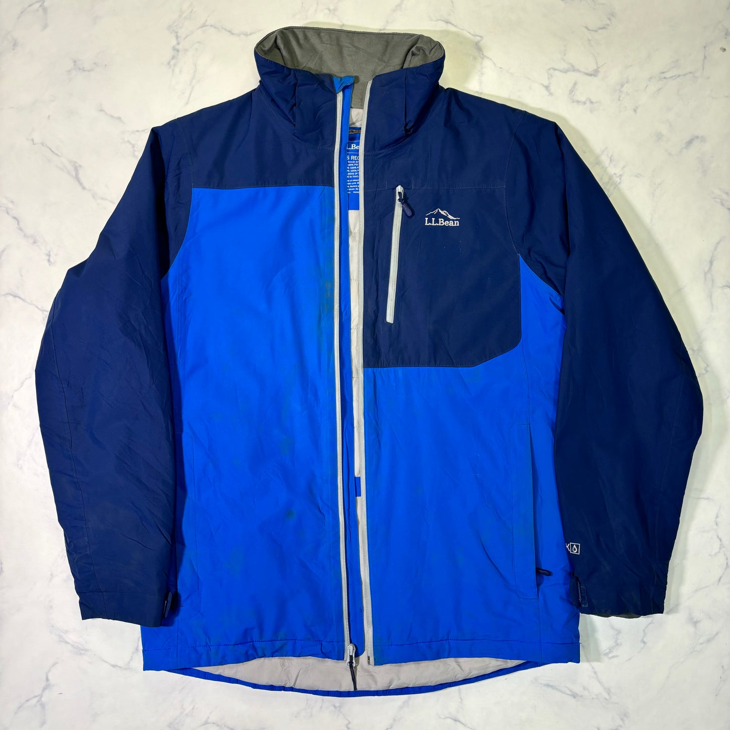 L.L.Bean Two-Tone Insulated Outdoor Jacket Blue/Navy