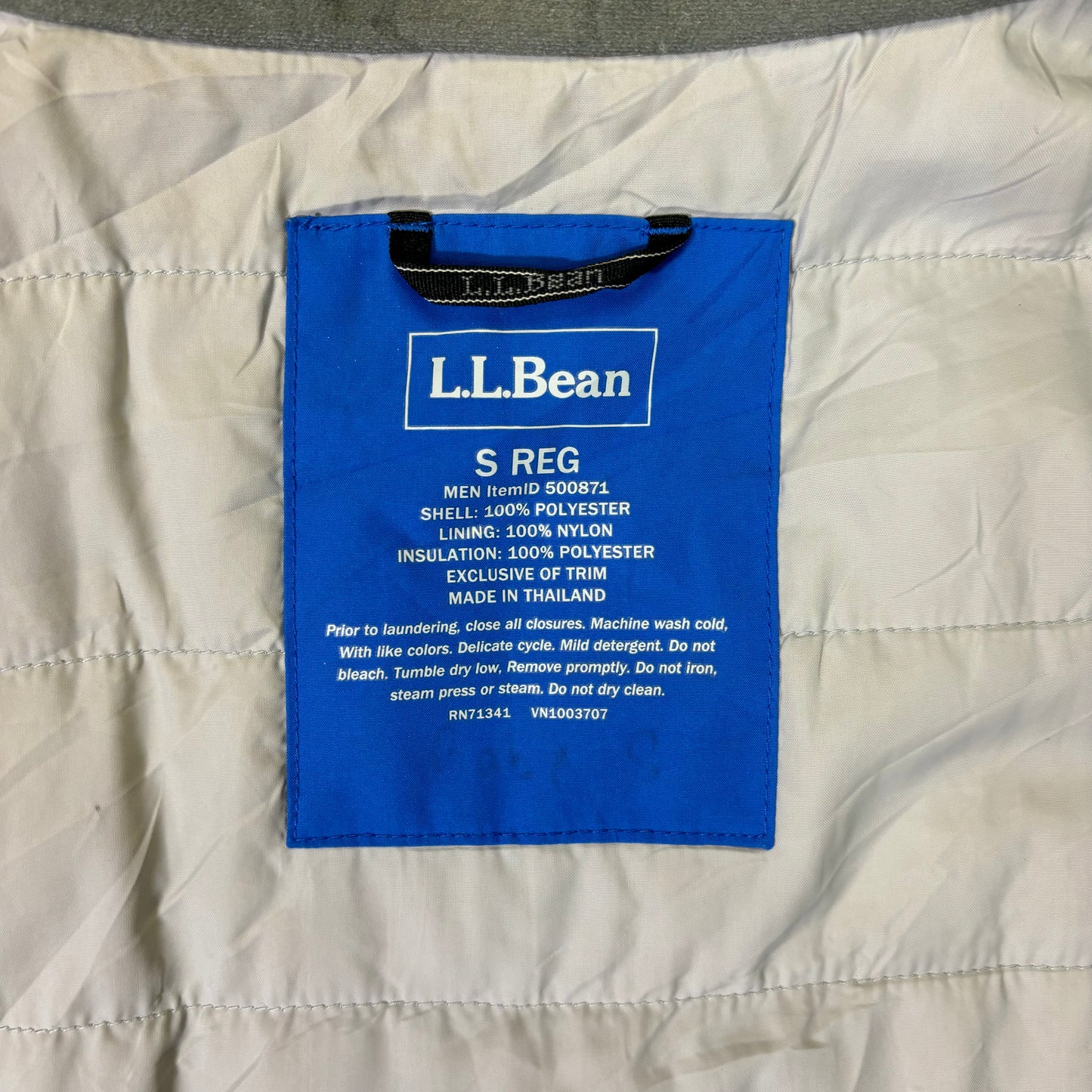 L.L.Bean Two-Tone Insulated Outdoor Jacket Blue/Navy