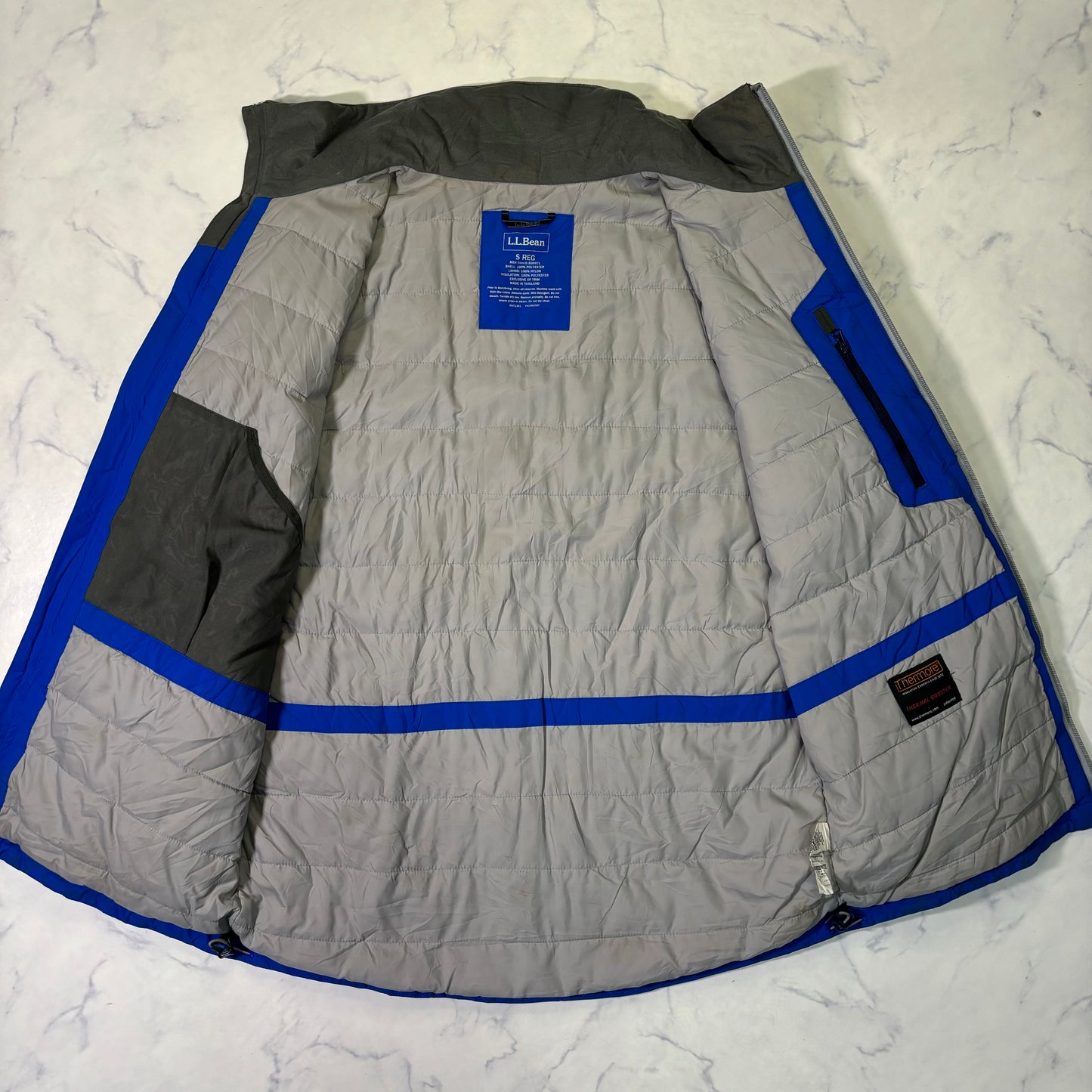 L.L.Bean Two-Tone Insulated Outdoor Jacket Blue/Navy