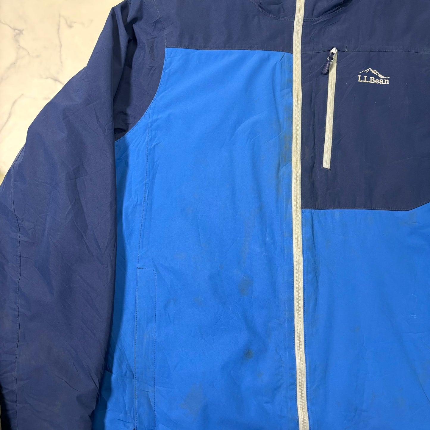 L.L.Bean Two-Tone Insulated Outdoor Jacket Blue/Navy