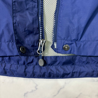 L.L.Bean Hooded Waterproof Shell Jacket Blue XL