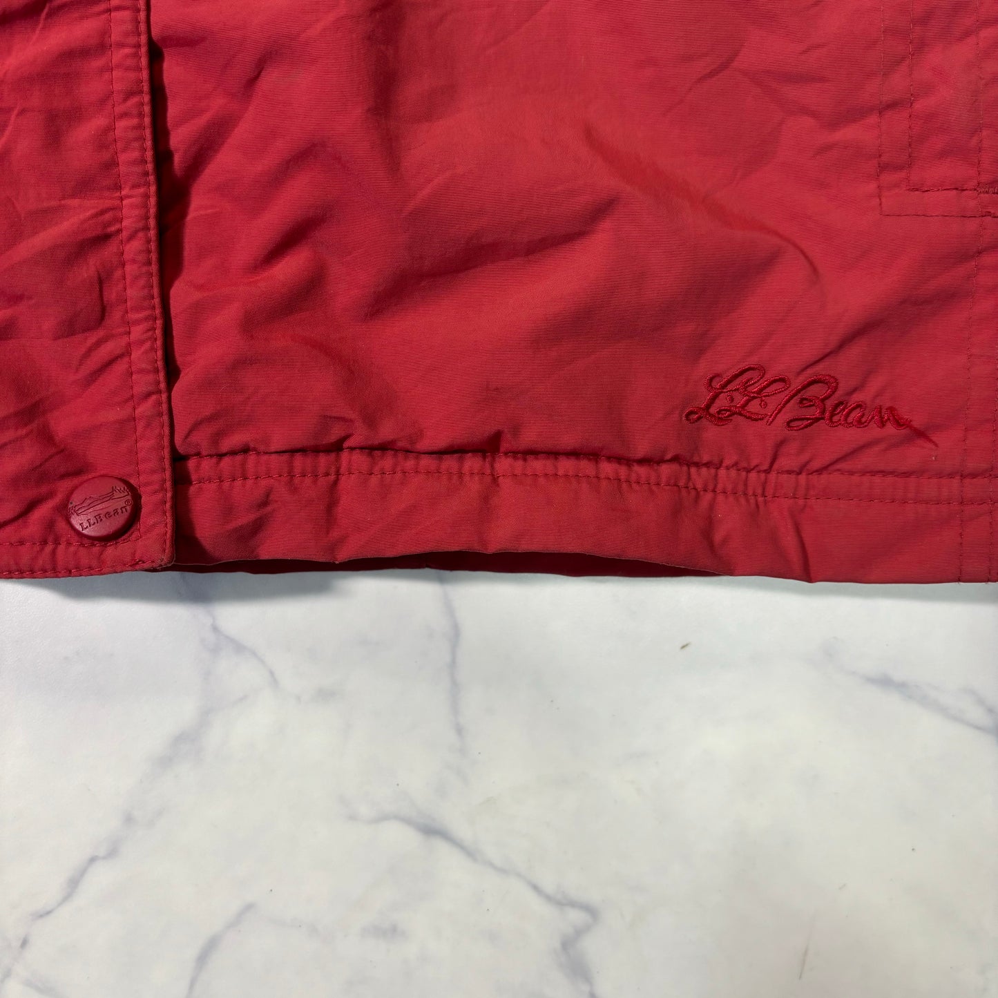 L.L.Bean Insulated Field Coat Red Women's XL 90s
