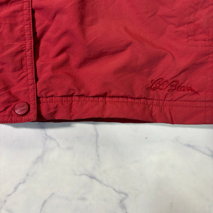 L.L.Bean Insulated Field Coat Red Women's XL 90s